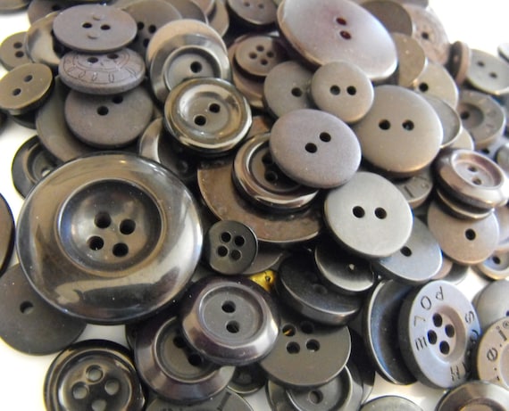 black buttons in bulk