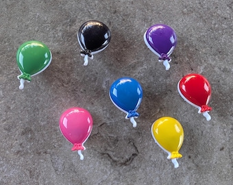 Birthday Balloon Buttons Galore Collection Two Hole Sew Thru Flat
