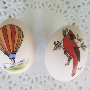 Porcelain Eggs Ornaments