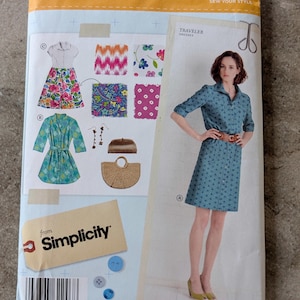 Simplicity Pattern Misses Petite Dress 2246 Complete Cut size 14-22