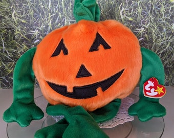Pumkin Beanie Buddy Vintage TY 1999 With Original Tags