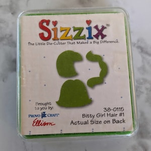 Sizzix Die Cut Bitty Girl Hair #1