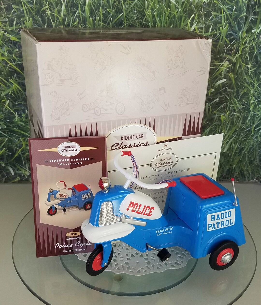 1958 Murray Police Cycle Hallmark Kiddie Car Classics - Etsy