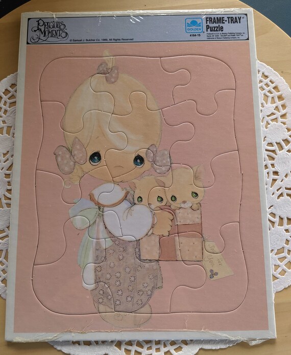Vintage Precious Moments Frame-tray Puzzle You Choose Style - Etsy