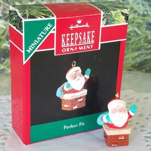 Perfect Fit Miniature Ornament Christmas 1990