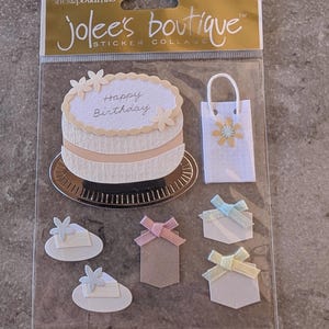 Jolee's Dimensional Stickers You choose the style Birthday Cake