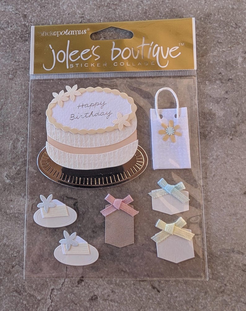 Jolee's Dimensional Stickers You choose the style Birthday Cake