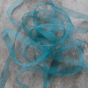 Evergreen Sheer Organza Ribbon You choose the length