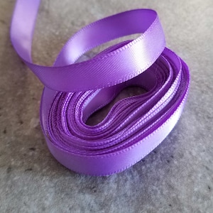 Light Purple Satin Ribbon 5 yds