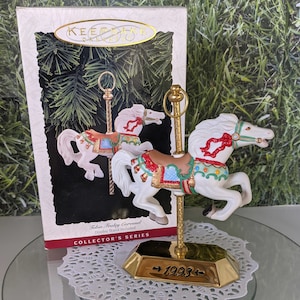 Tobin Fraley Carousel Hallmark Ornament 1993