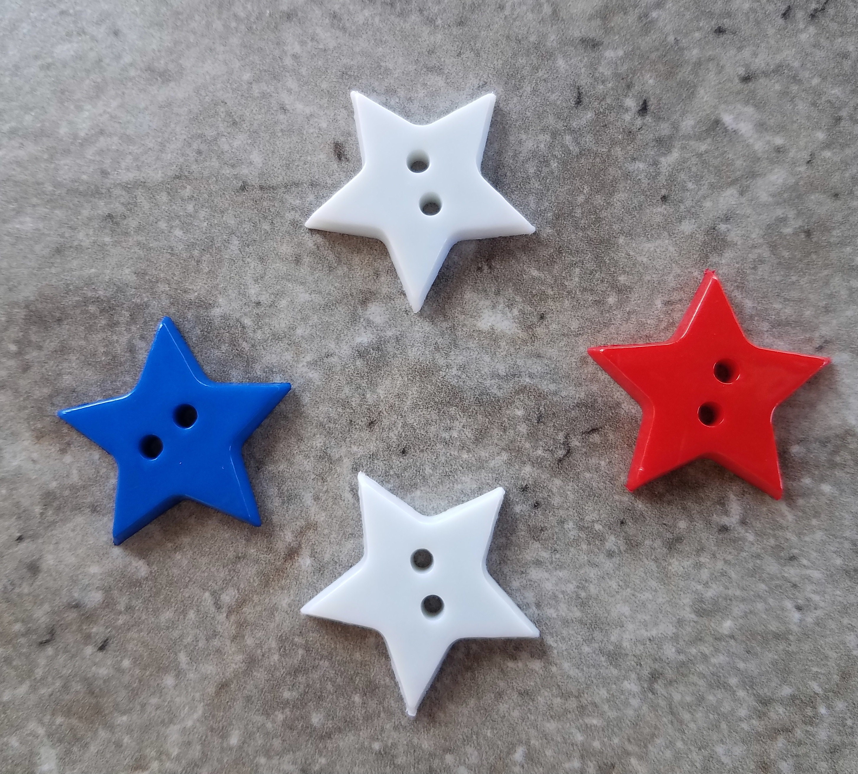 Large Star Buttons 