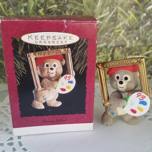 Beary Gifted Hallmark Ornament 1993