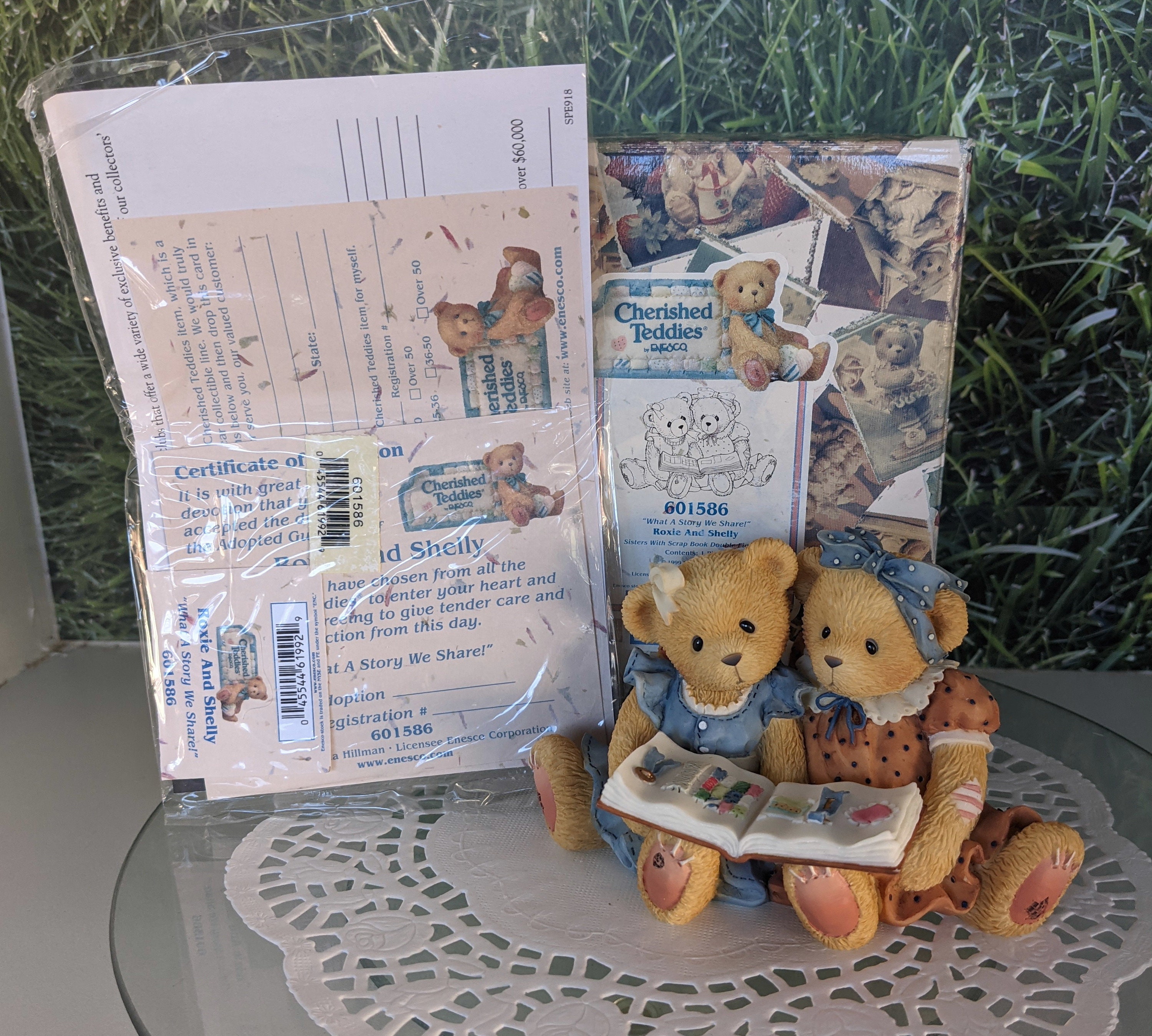 Roxie and Shelly Cherished Teddies Figurine - Etsy