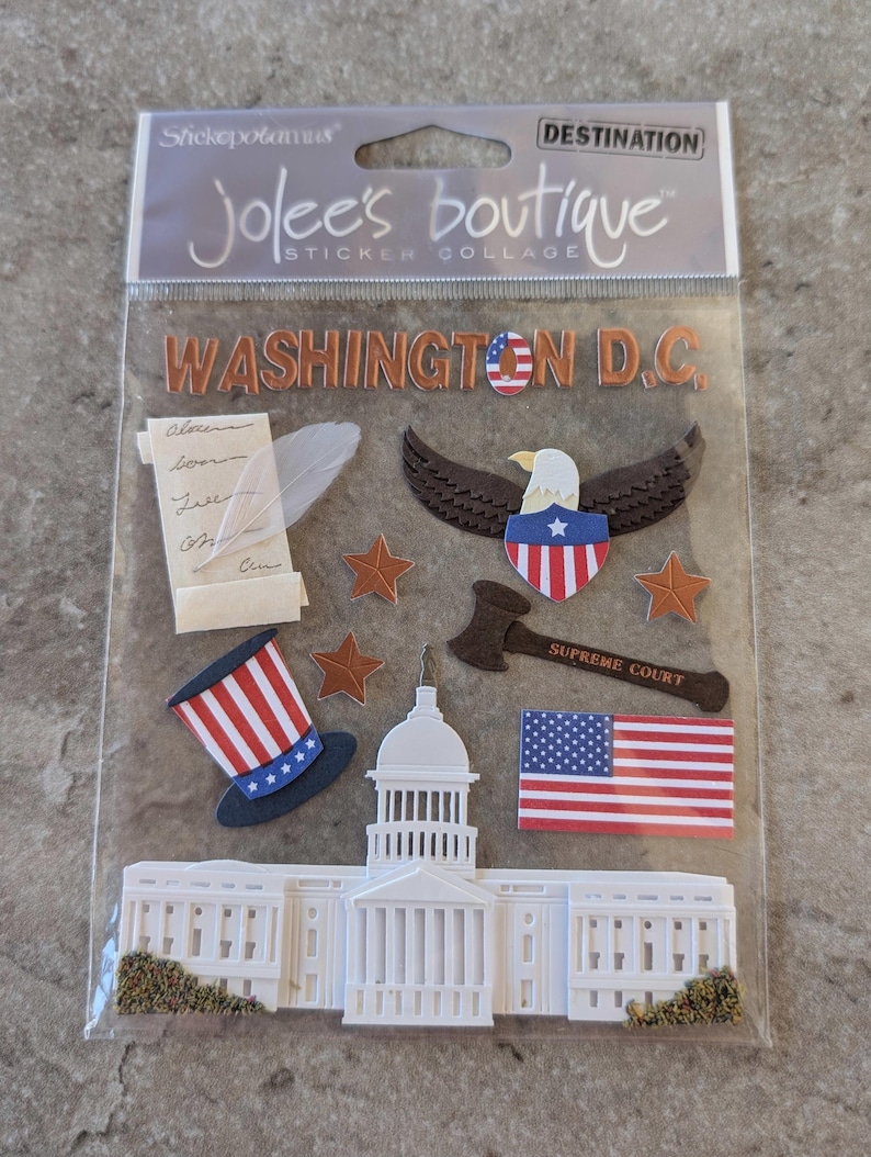 Jolee's Dimensional Stickers You choose the style Washington D C