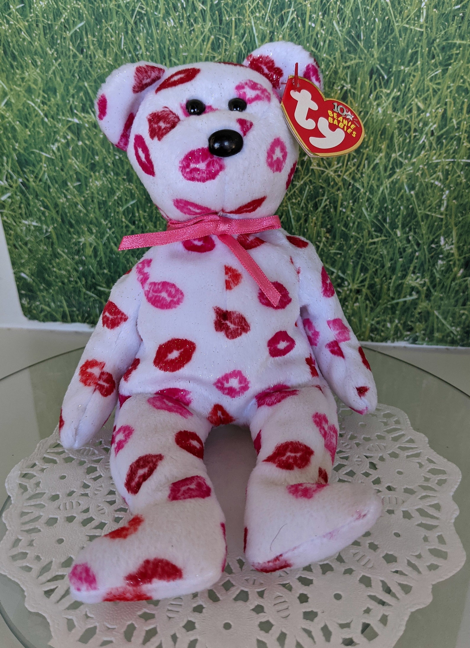 Kissy the Teddy Bear Beanie Babies Vintage TY 2000 with Etsy