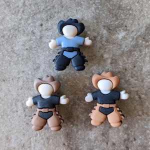 3 Cowboy Shank Buttons Size 7/8&quot; Crafting Sewing You choose the color