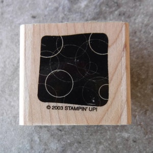 Stampin Up Circles Square Single Stamp #B52