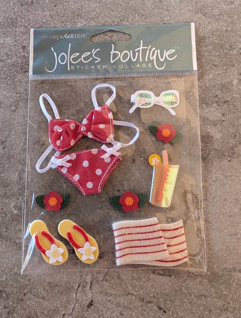 Jolee's Dimensional Stickers You choose the style Beach Bikini