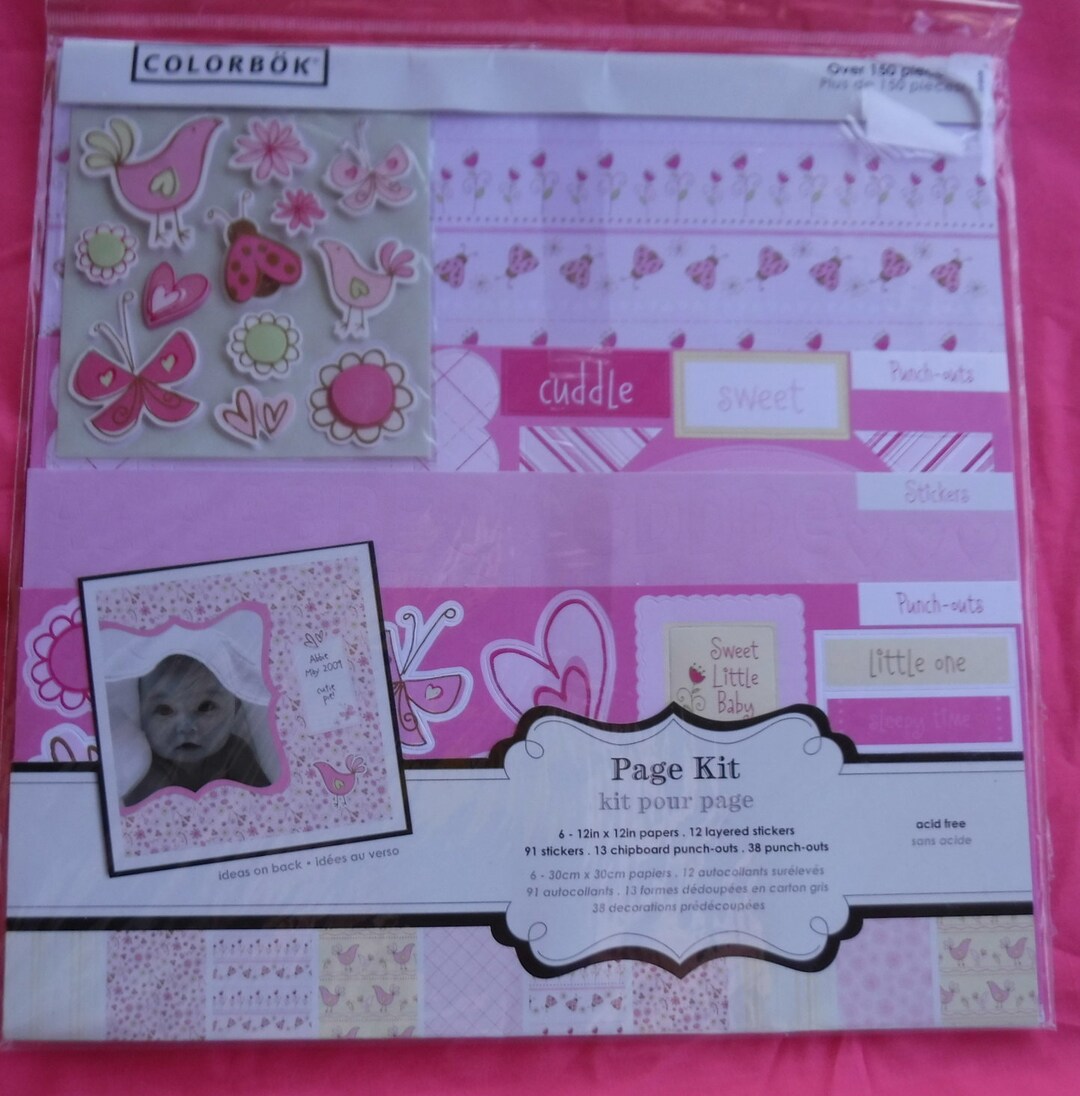 Scrapbook Page Kits You Choose The Kit Etsy scrapbooking-kit
