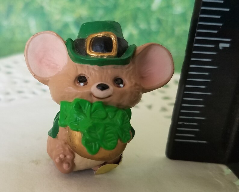 Mouse Merry Miniature St Patricks Day 1987