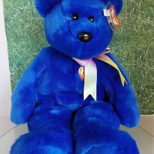 Clubbie Teddy Beanie Buddy Vintage TY 1999 with Original Tags