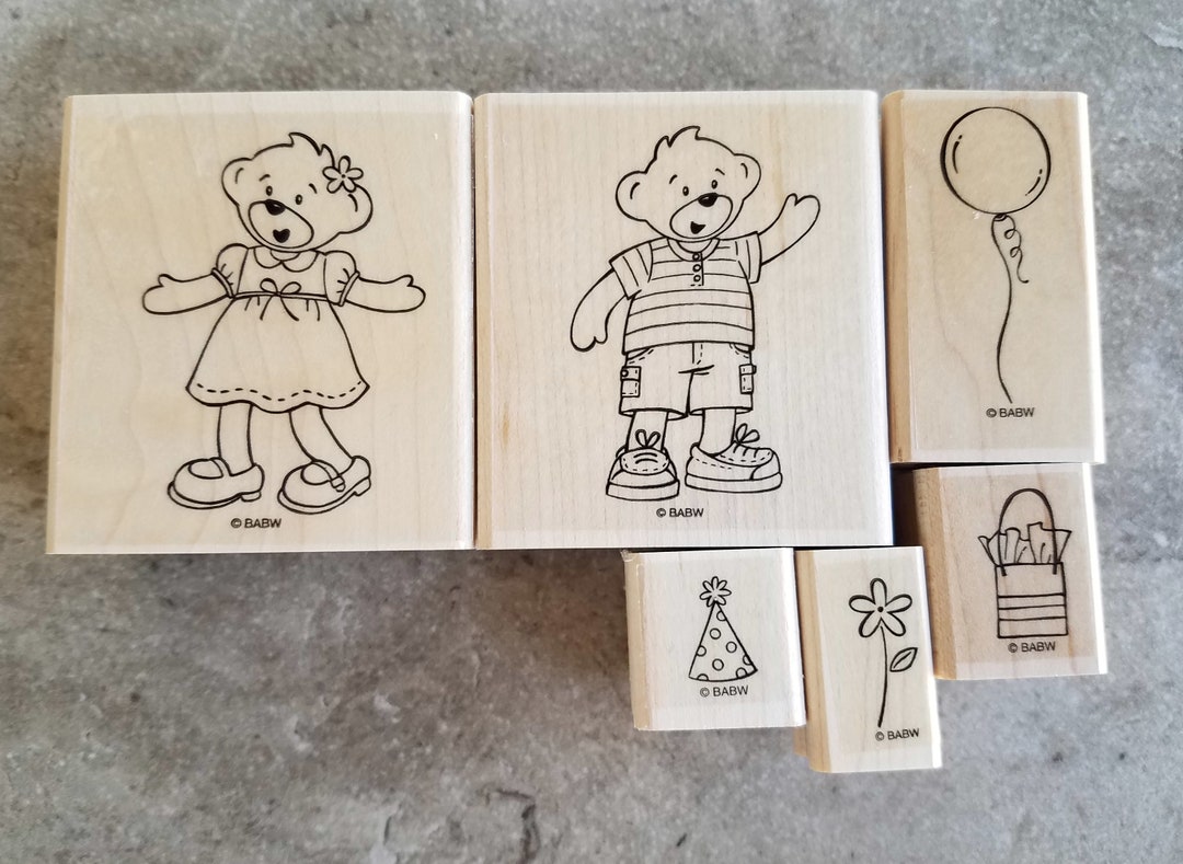 Build a Bear - Beary Best Friends - Stamp Set 131 A - Etsy
