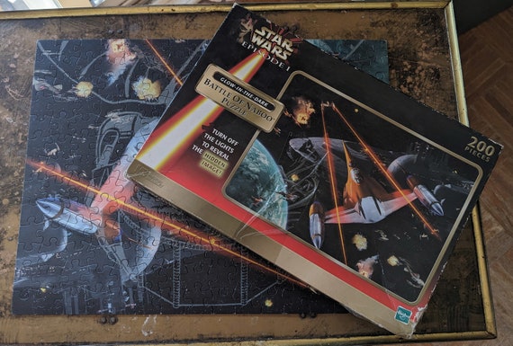 Vintage Star Wars Episode 1 Battle of Naboo 200 Piece Puzzle From