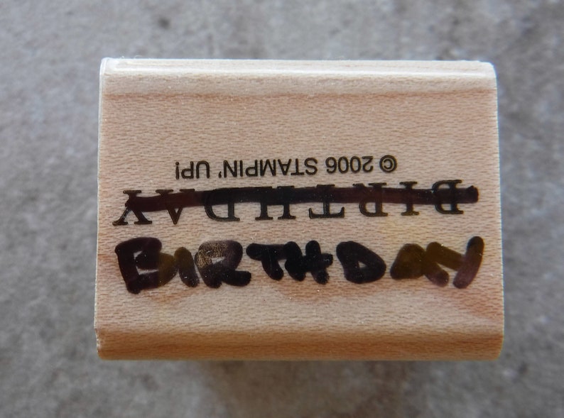 Stampin Up Birthday Single Stamp #C72