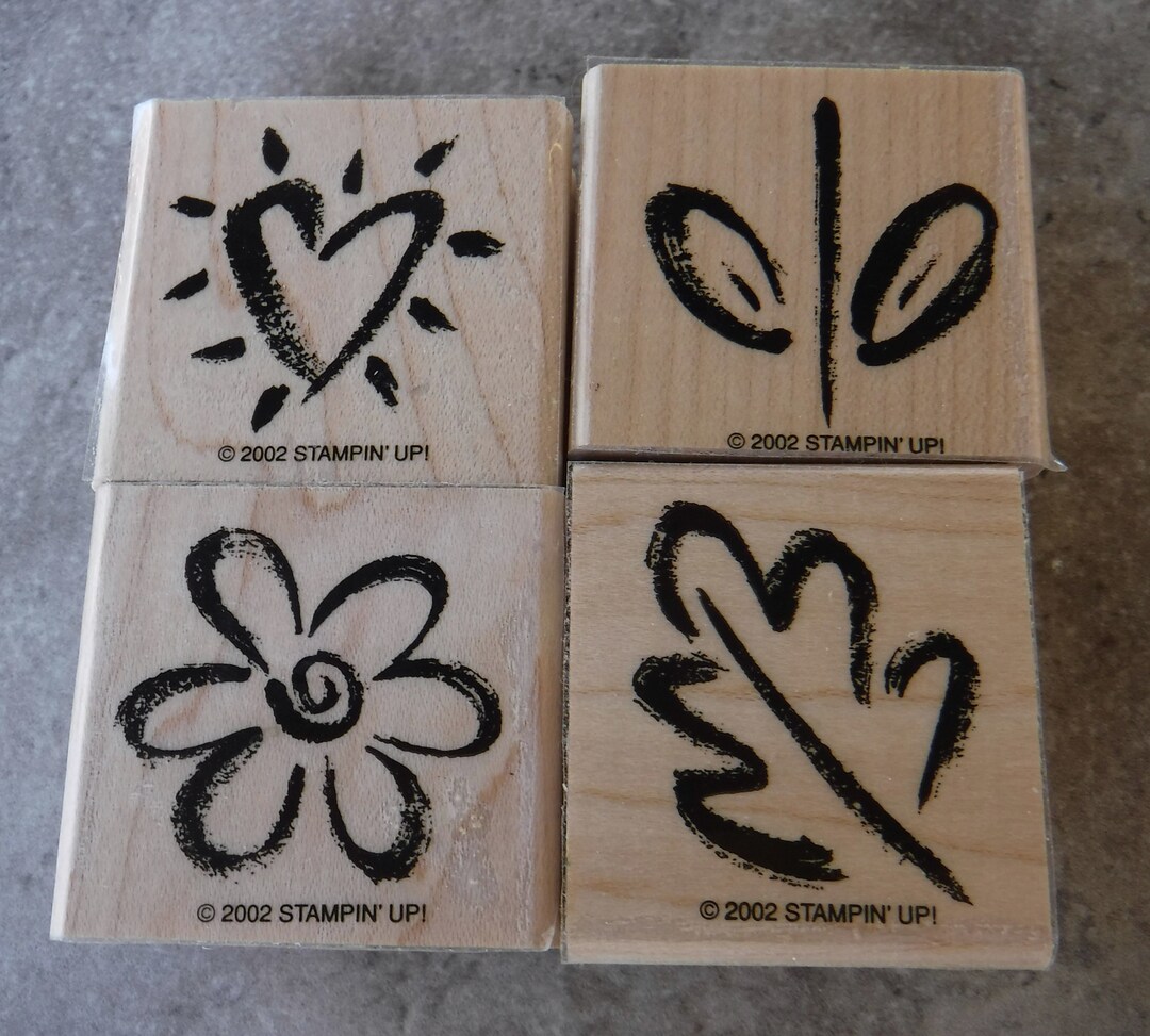 Stampin up - Stamp Set - Delightful Doodles - Set 68 A - Etsy