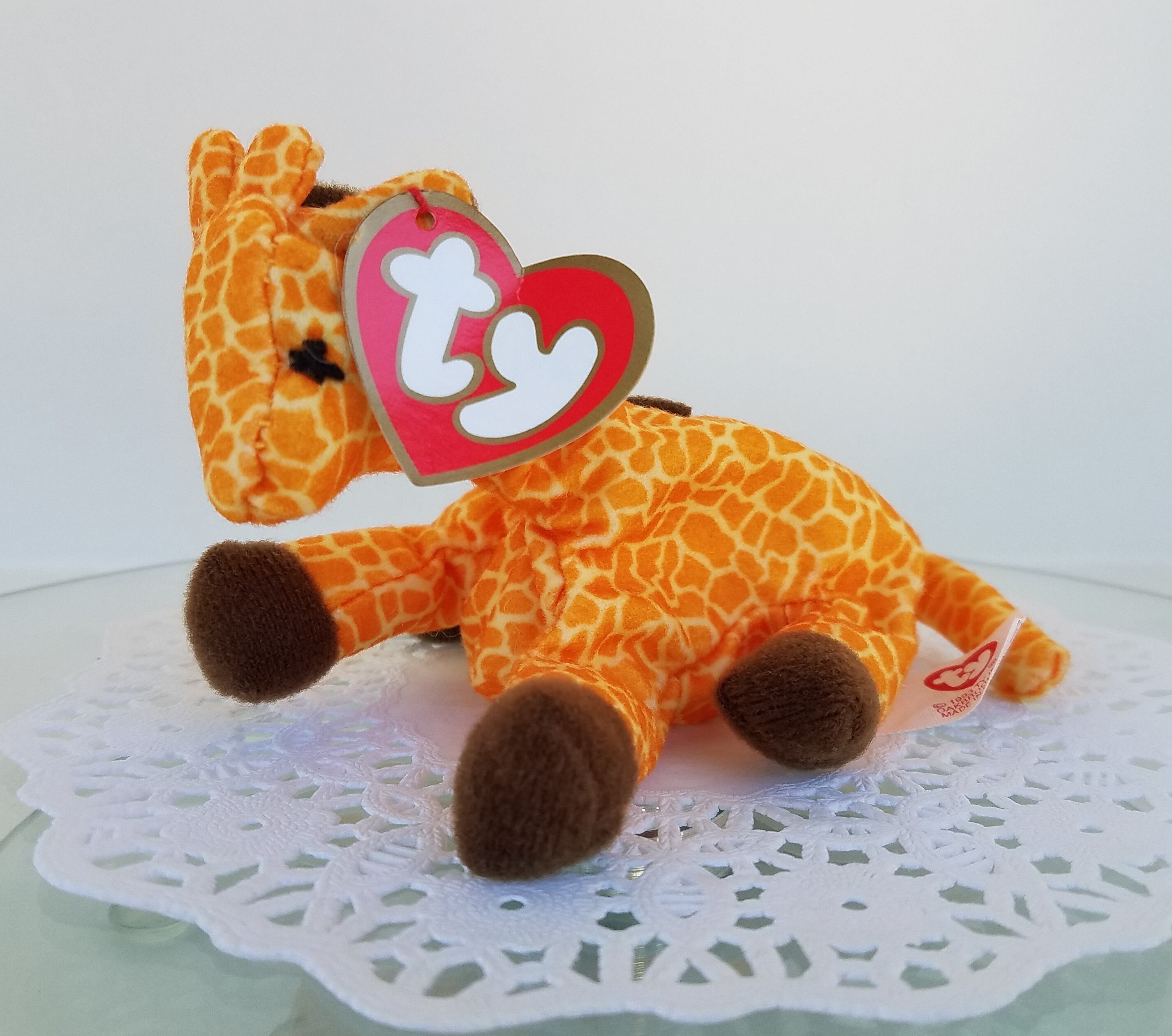 Twigs the Giraffe Teenie Beanie Mcdonalds Vintage TY 1998 New in
