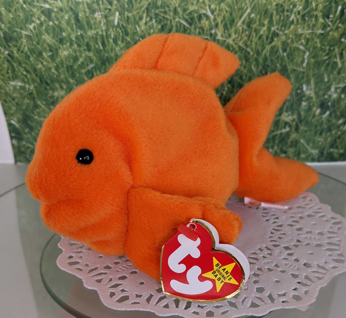 Goldie the Fish Beanie Babies Vintage 1993 TY With Original Etsy