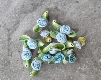 Mini Satin Roses | Etsy