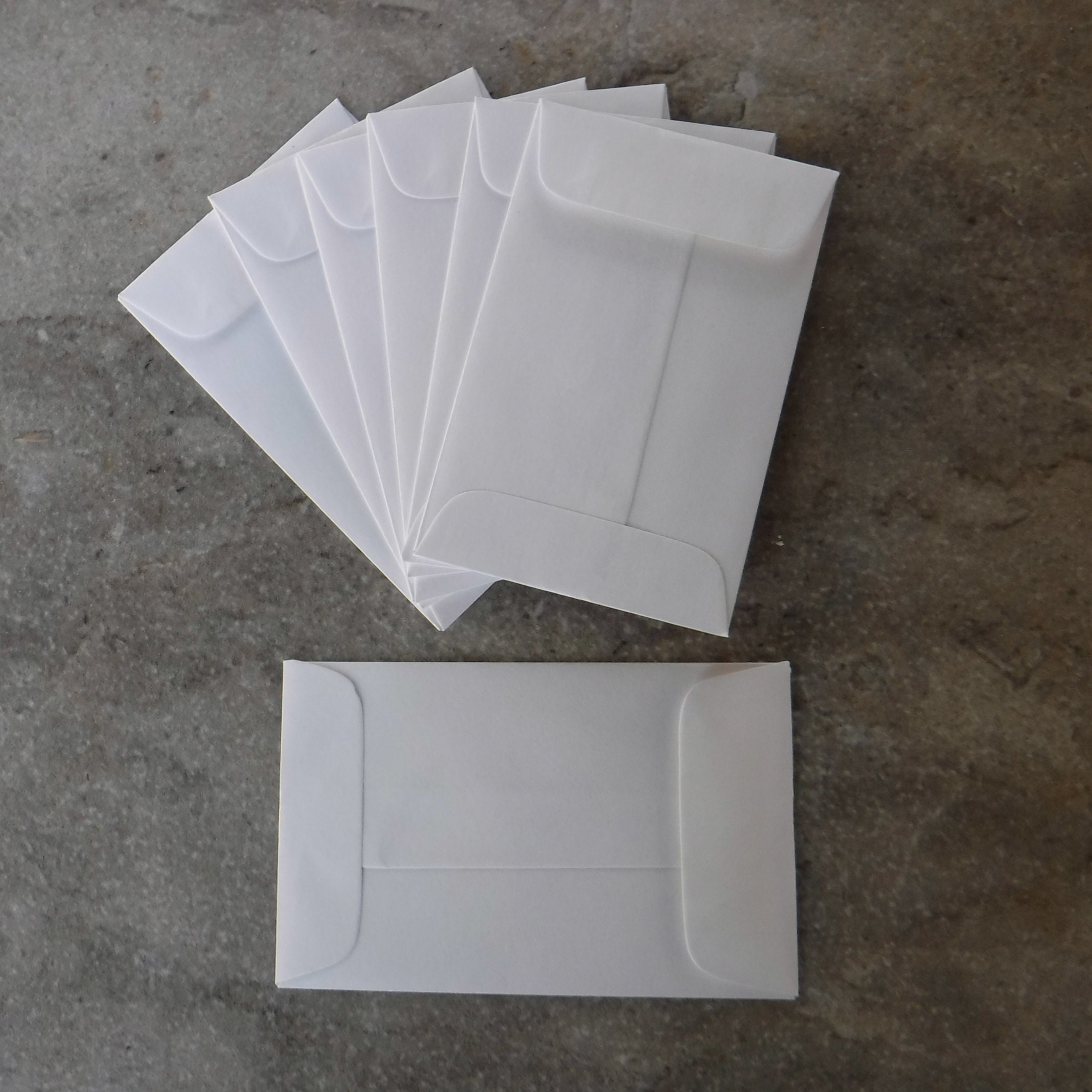 Coin Envelopes White or Manilla Envelopes Etsy