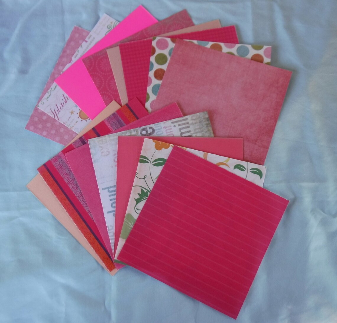 6x6 Paper Pack 15 Sheets of Discontinued Pattern and Cardstock Etsy