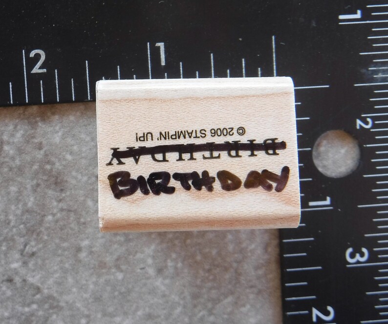 Stampin Up Birthday Single Stamp #C72