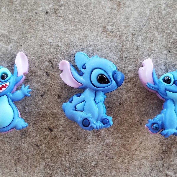 2 Disney Stitch Shank Buttons You choose the style