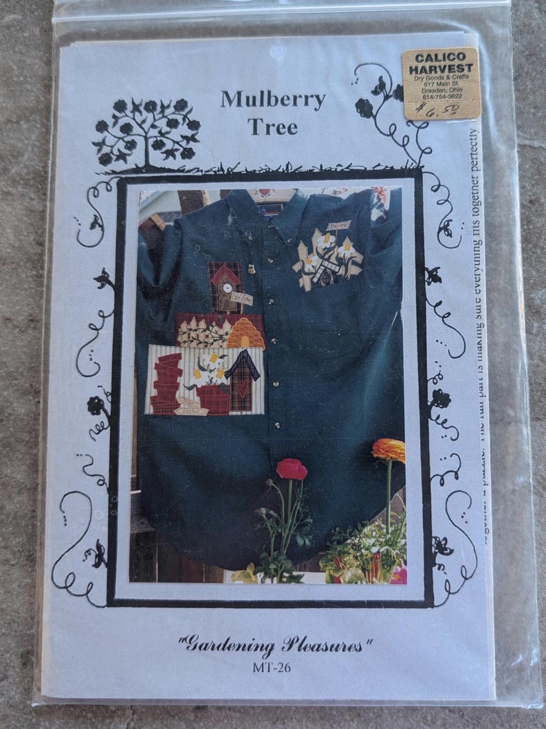 Mulberry Tree Pattern Gardening Pleasures by Mulberry Tree Pattern and Instructions - Etsy