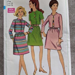 Simplicity Pattern Misses Suit 7481 Complete Uncut size 12