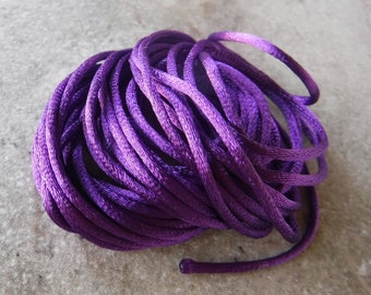 Royal Purple Rattail Cording Ribbon