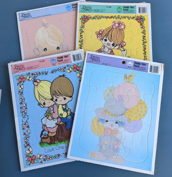 Vintage Precious Moments Frame-tray Puzzle You Choose Style - Etsy