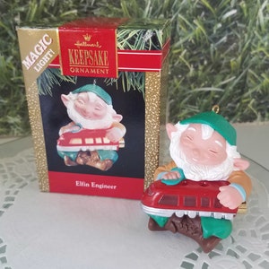 Elfin Engineer Hallmark Ornament 1991