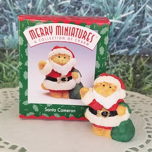 Santa Cameron Hallmark Merry Miniatures Christmas 1997