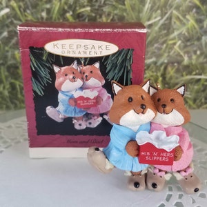 Mom and Dad Hallmark Ornament 1993
