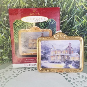 Victorian Christmas III Thomas Kinkade Hallmark Ornament 1999