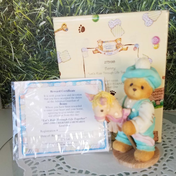 Benny Cherished Teddies Figurine