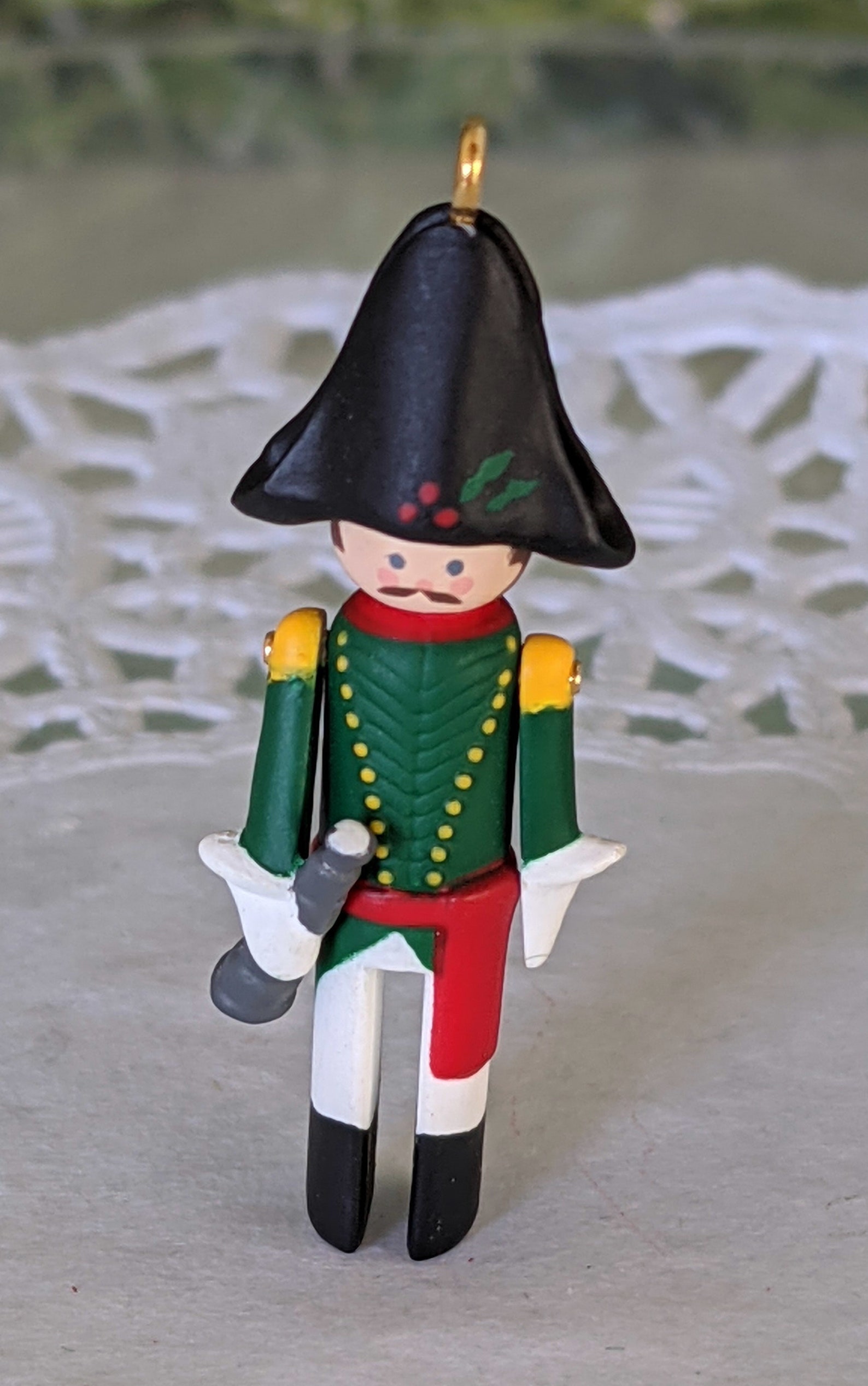 Miniature Clothespin Soldier Hallmark Miniature Ornament Etsy