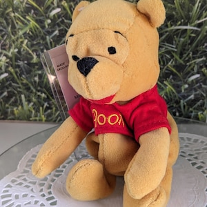 Winnie the Pooh Disney Store Bean Bag Plush with Original Tag