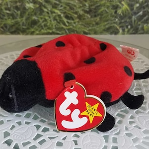 Lucky the Ladybug Beanie Babies Vintage TY 1993 with Original Tags
