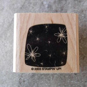 Stampin Up Flower Square Single Stamp #B62