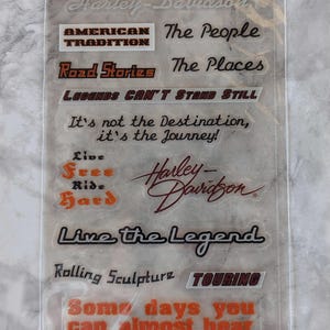 Harley-Davidson Stickers Phrases #2 EK Success